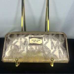 Michael Kors Metallic Gold Wallet